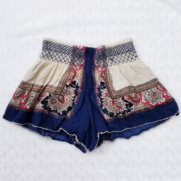 Free People Pants - Free People High Waisted Boho Shorts